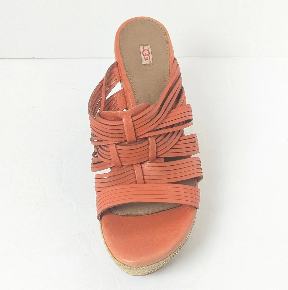 UGG Orange leather Melinda Wedges - Picture 8 of 16